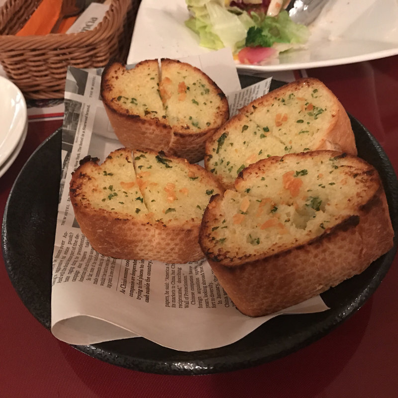 こんがりガーリックトースト(アランチァ )