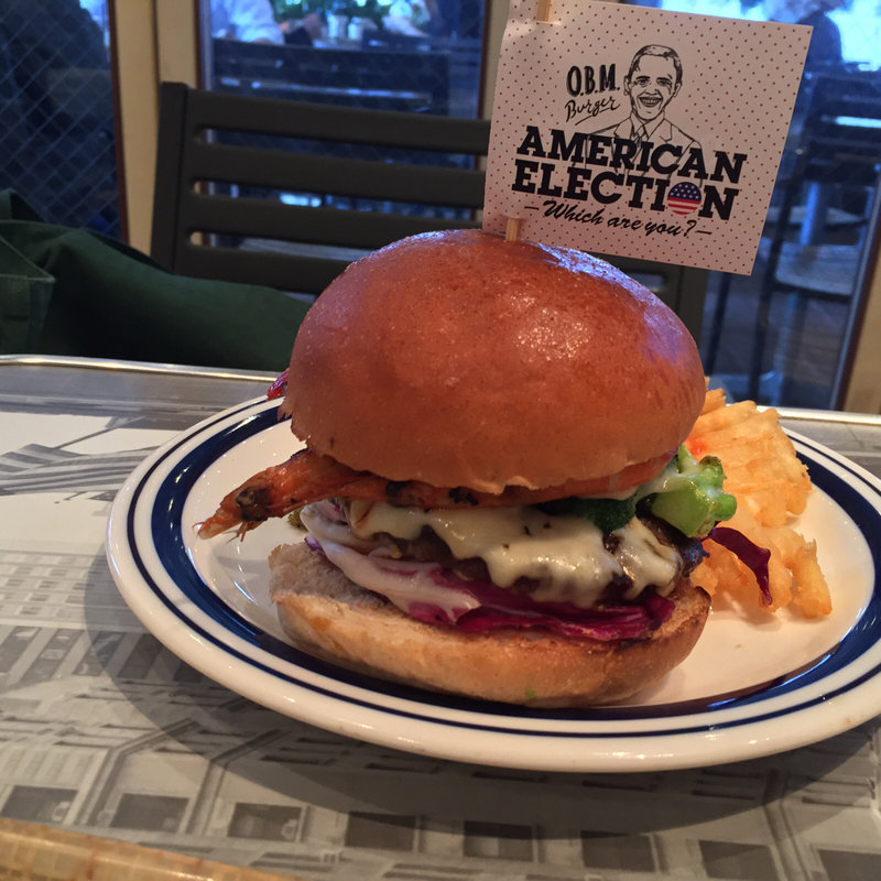OBMバーガー(J.S. BURGERS CAFE 新宿店 （J.S.バーガーズ カフェ 【旧店名】STANDARD BURGERS）)