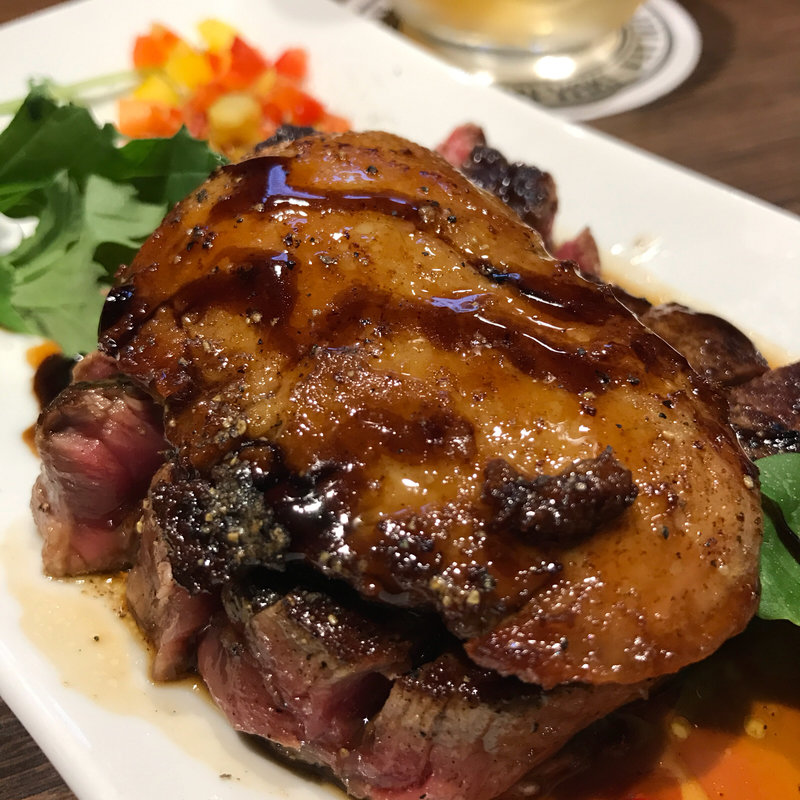 ヘレステーキロッシーニ(タジマヤ Whityうめだ店 （TAJIMAYA）)