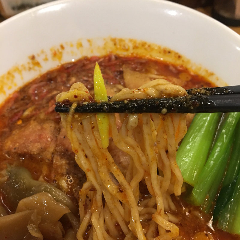 排骨担々麺(担々麺　ほおずき )