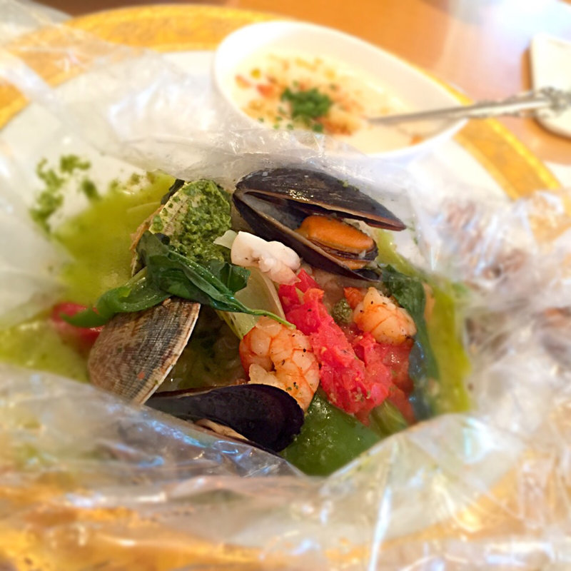 舌平目のアクアパッツァ(レストランウチエ)