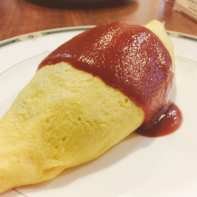 オムライス(ケチャップ)(麻布食堂)