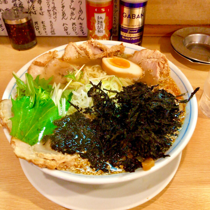 塩ちゃーしゅーめん特盛＋岩のり(いち正 )