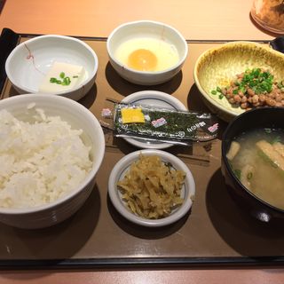 納豆朝食(やよい軒 蔵前店)