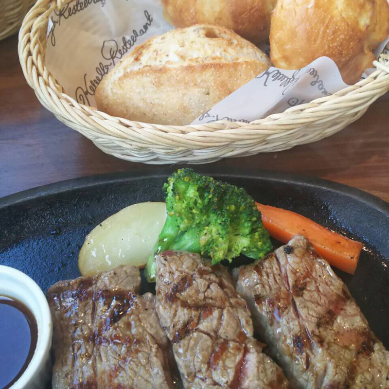 ステーキランチセット(神戸屋シルフィー 天王寺ミオ店)