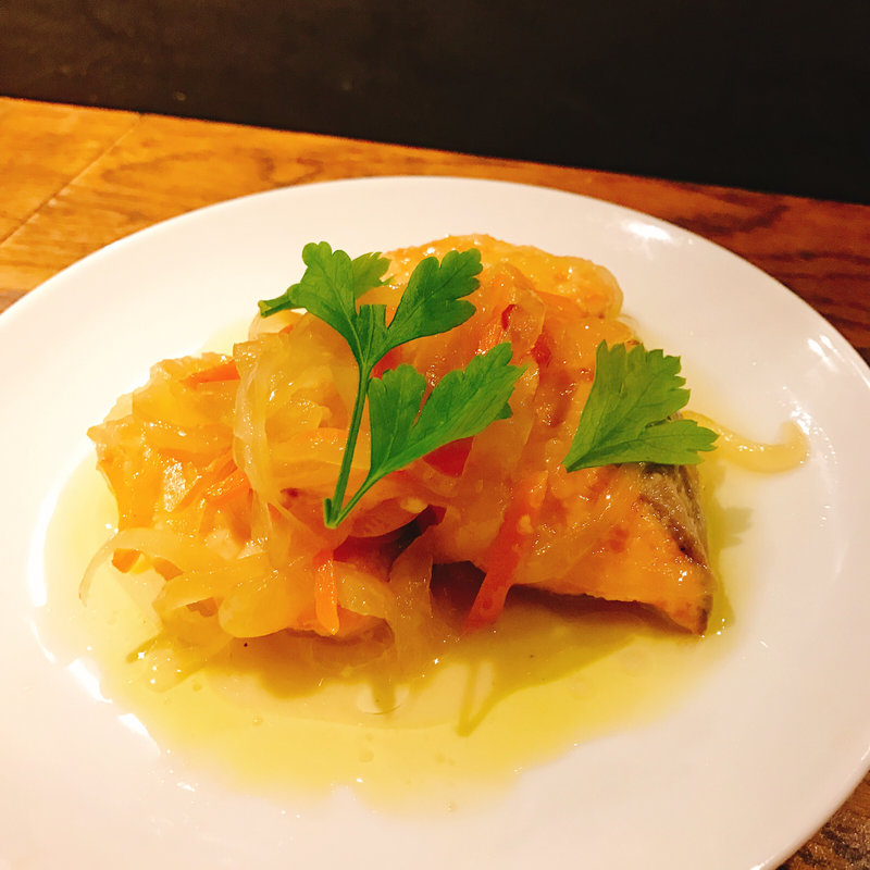 サーモンのエスカベッチェ(バルネリマ)