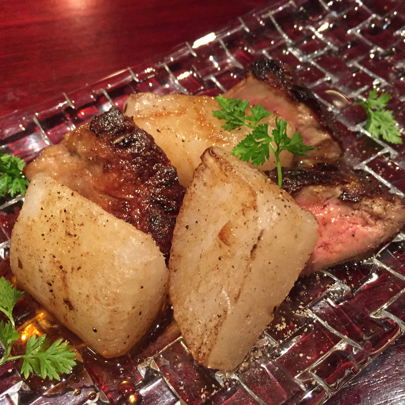 ホアグラと大根のソテー(芦屋たのしや)