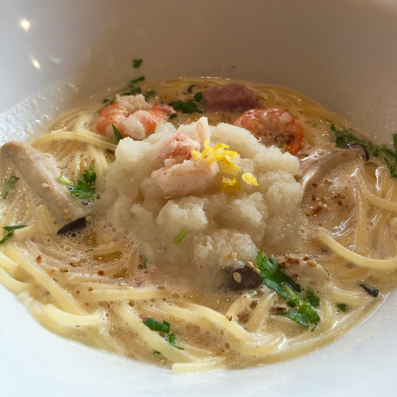 聖護院蕪のクリームパスタ(洋麺屋五右衛門 麻布十番店)