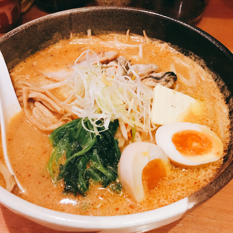 やみつき濃厚カキ味噌バター(俺流塩らーめん 中目黒店 )