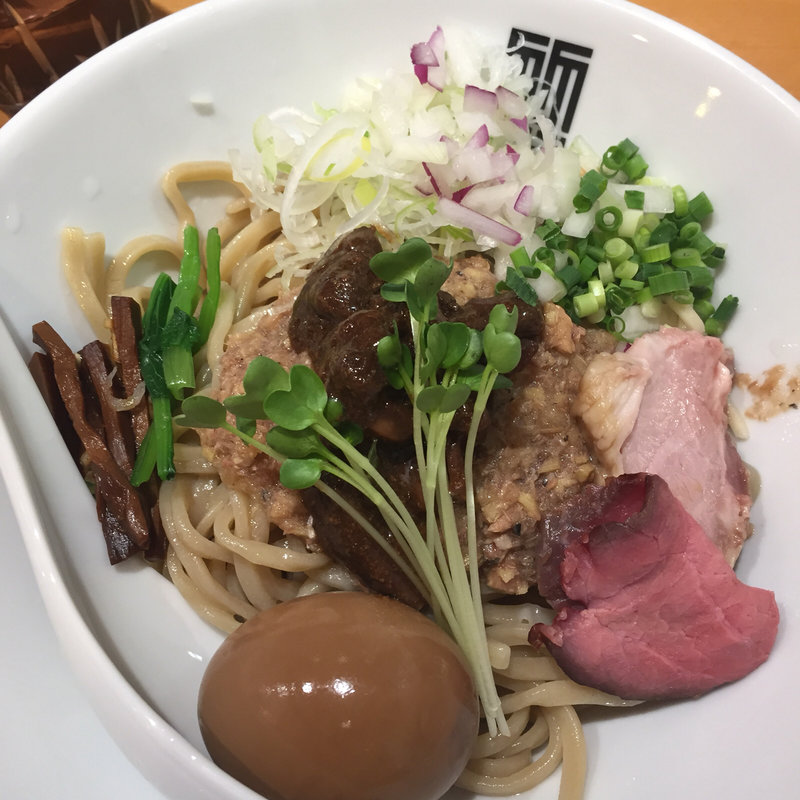 味玉サンマとイカのまぜそば(竹末東京プレミアム )
