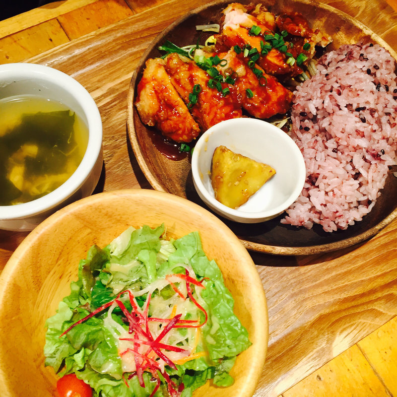 甘辛チキンタッタ定食(ABC canteen ルミネエスト新宿店)