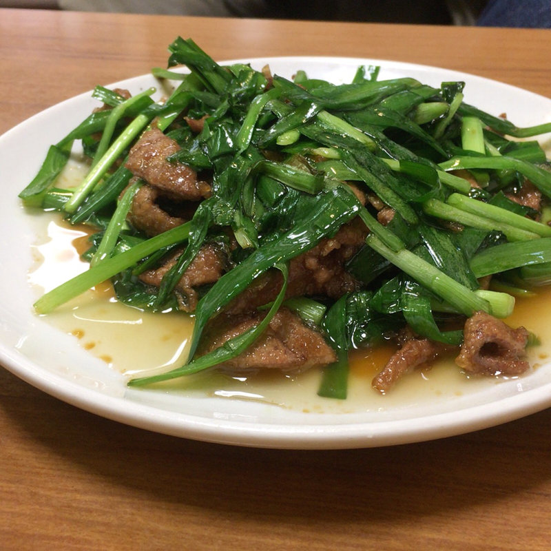 ニラレバー炒め(味芳斎 支店)