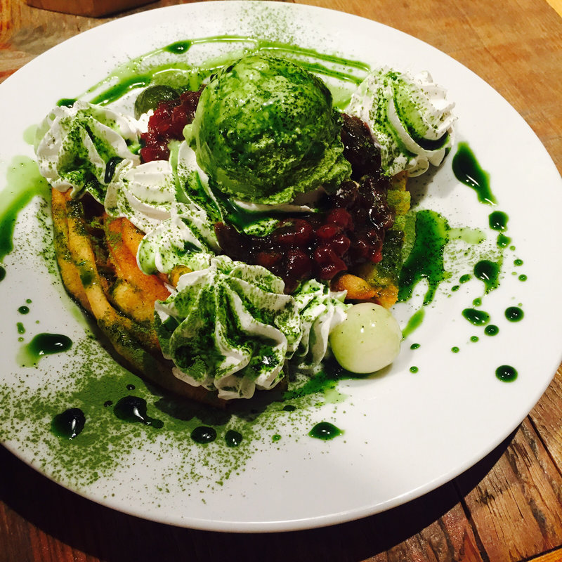 宇治金時ファンネルケーキハーフ(ABC canteen ルミネエスト新宿店)