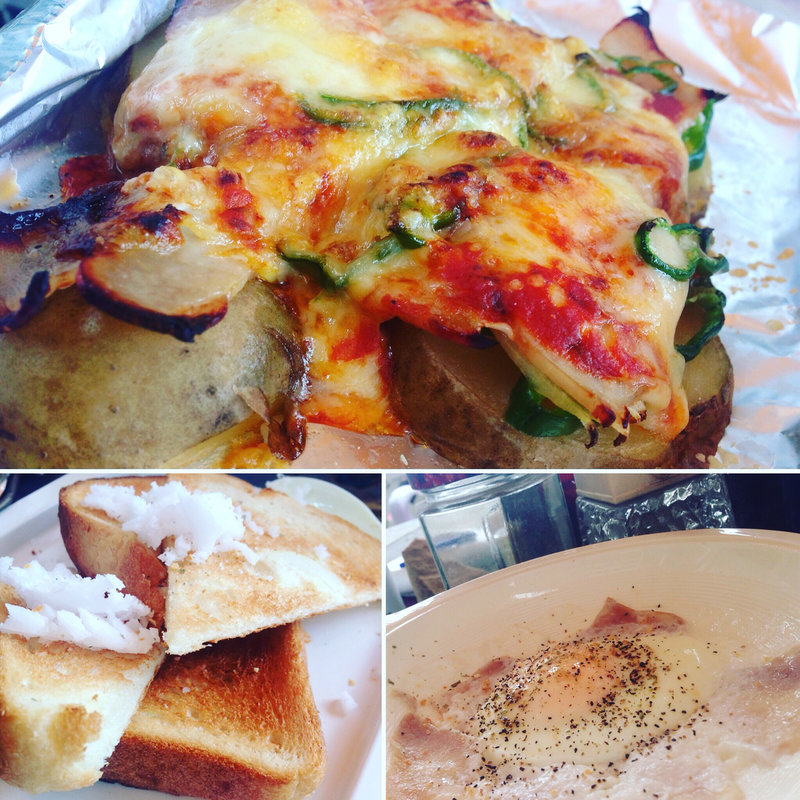 bacon cheese oven potato branch(BOXX Coffee & X-presso)