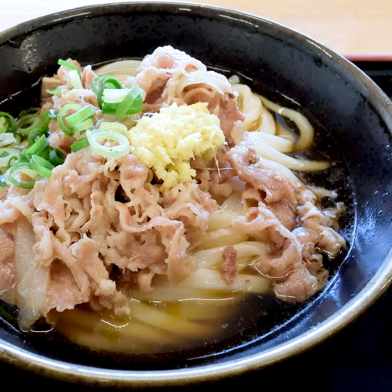 肉ぶっかけ冷(こがね製麺所 ハローズ大野原店 )
