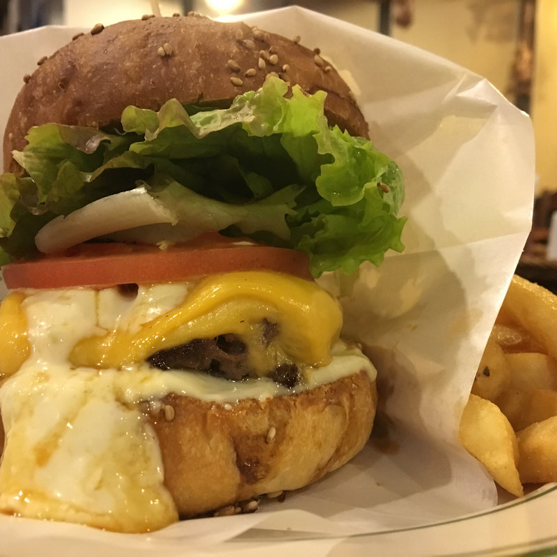 テリヤキチーズバーガー(古時計 （フルドケイ）)