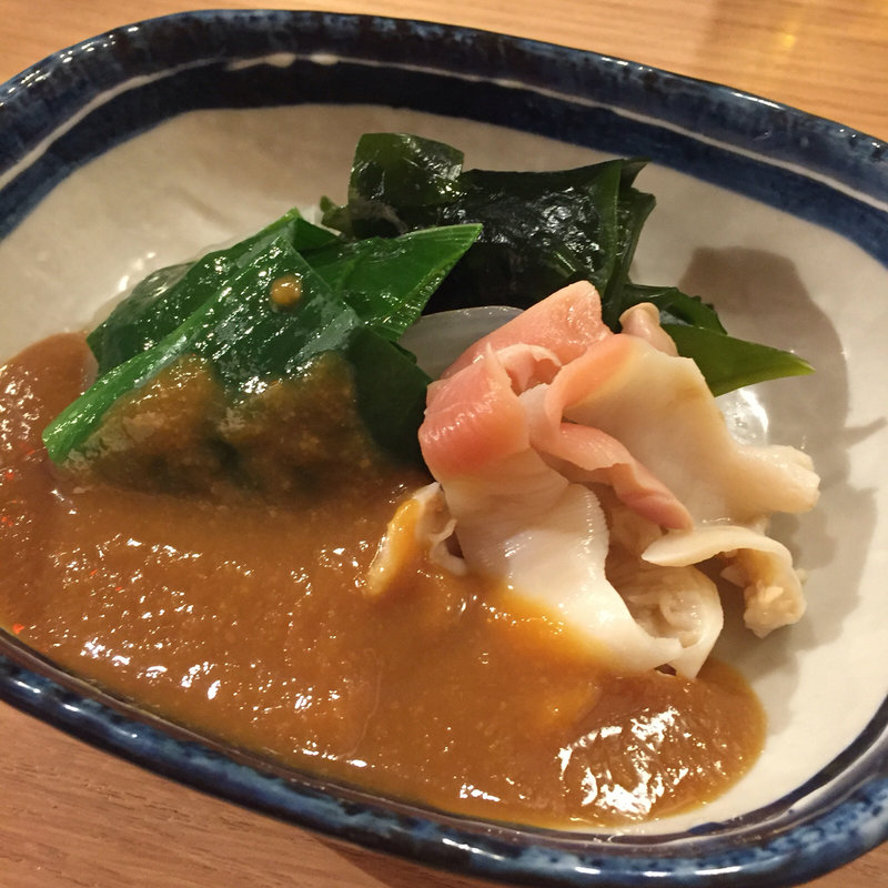 ホッケのぬた和え(丸冨水産 目黒店)