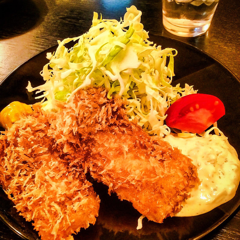 ヒラメフライ定食(とんかつ 松永)