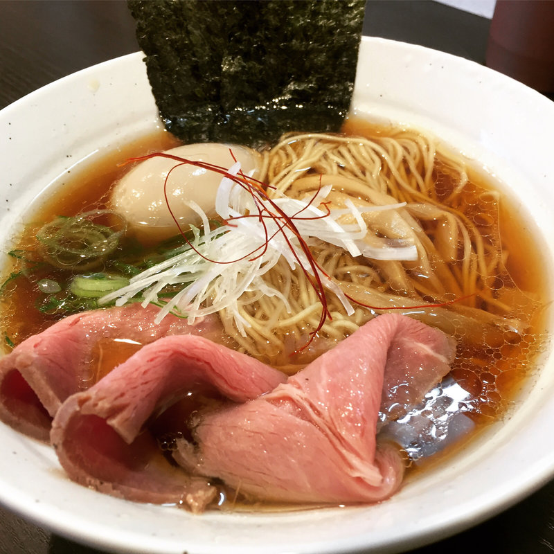 裏メニュー【味玉入りニボタイ】(拉麵ほそや )