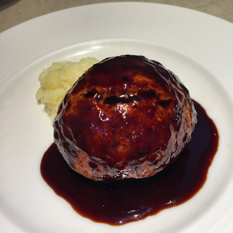 ランチ ハンバーグのデミグラスソース(サラマンジェ・ヒロ)