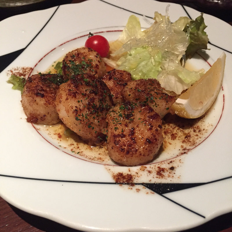 貝柱ガーリック焼(食彩酒粋へいぞう )