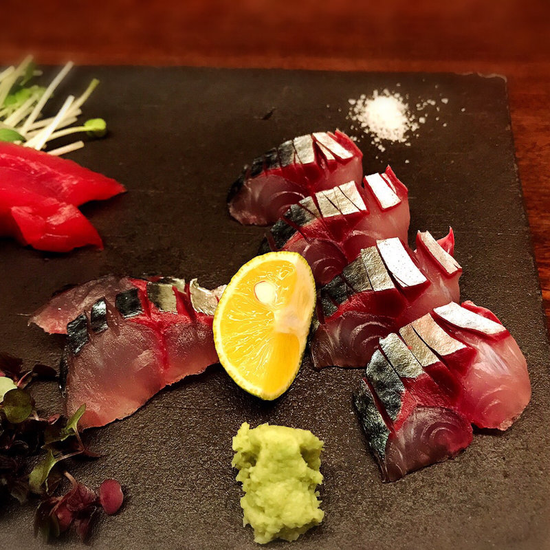 大分 関鯖刺身(楽食酒 圓 （らくしょくしゅ まる）)