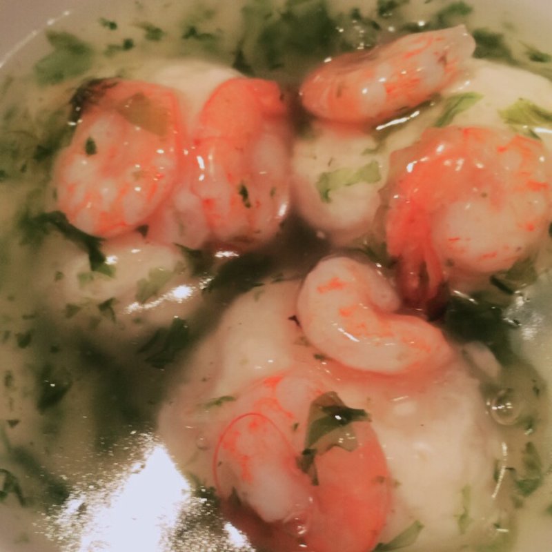 海老しんじょうのあんかけ(小料理バル ドメ)