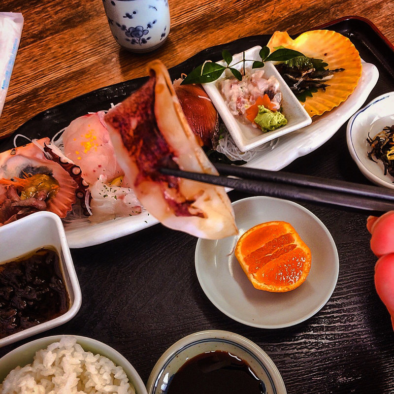 刺身定食(市場食堂ぶえんかん )