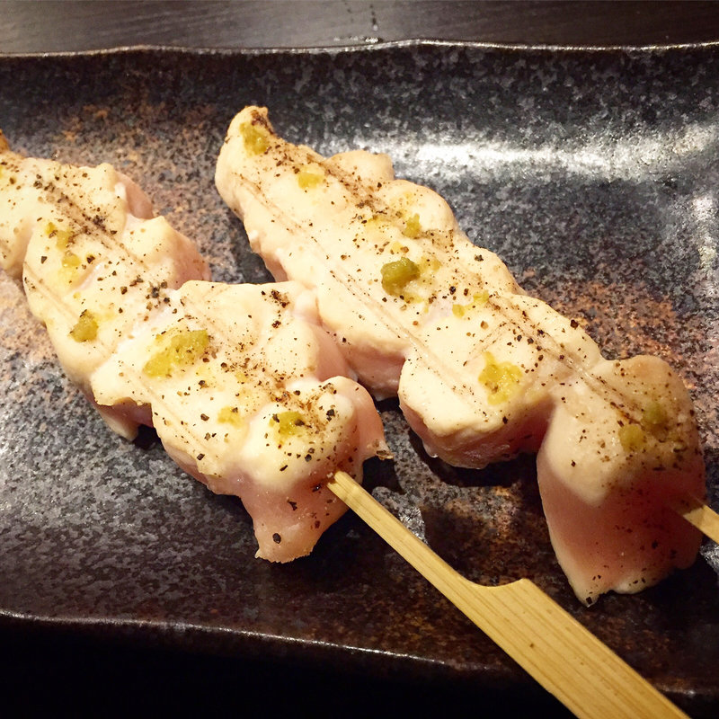焼き鳥 ささみ(北海道料理 庵珠 （ホッカイドウリョウリ アンジュ）)