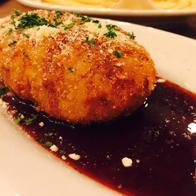 鴨とフォアグラのメンツカツ(大衆ビストロジル)