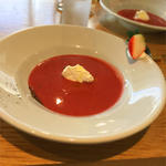 静岡産章姫のいちごのスープ