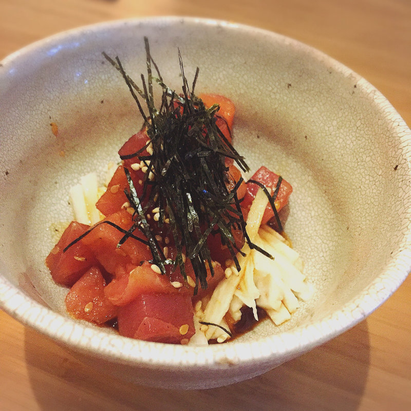 まぐろと長芋のポキ(taolu's 池尻食堂)