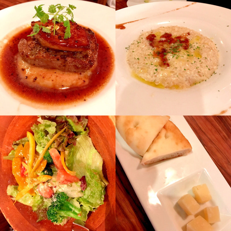 牛フィレ肉とフォアグラのロッシーニ風(金のイタリアン )