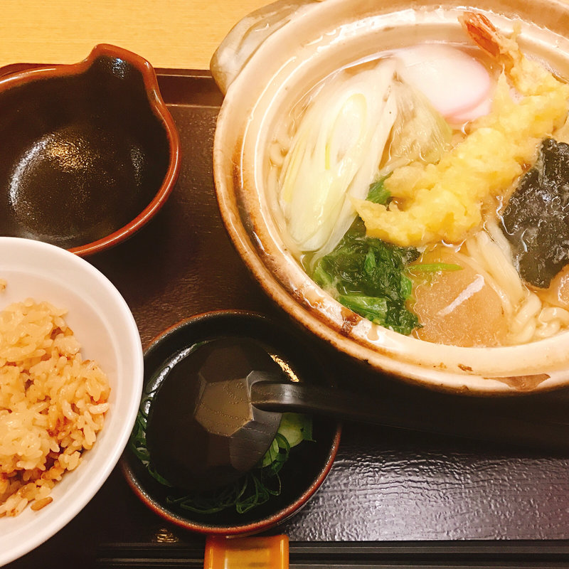 鍋焼きうどん(澤乃井 )