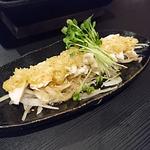 蒸し鶏ネギソース(博多餃子 チャオズ)