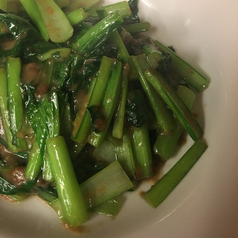 青菜の海老味噌炒め(龍影 )