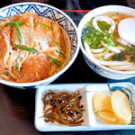 カツ丼セット(かわたうどん )