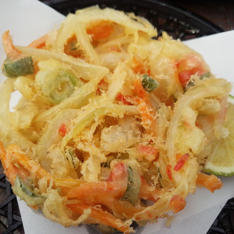 かき揚げ(そば処くにもと)