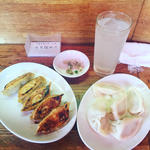 焼き餃子＆トマト水餃子(哈爾濱餃子)