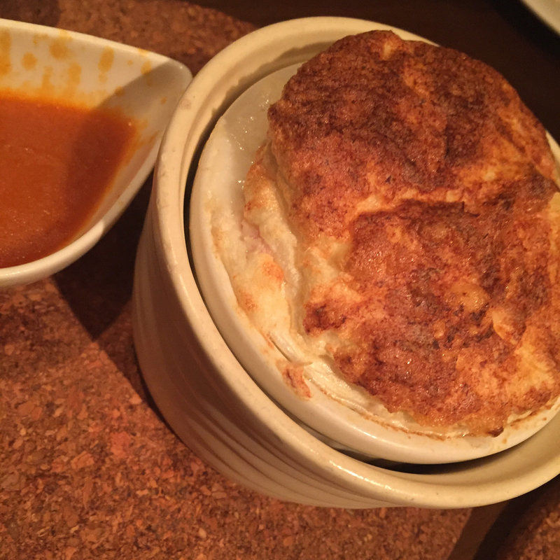 雲丹とフォアグラのスフレ(MOZU )