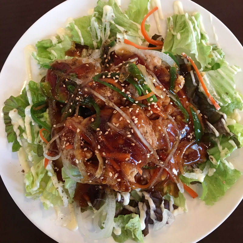 鳥唐揚げ酢豚風(MATE Cafe&Dining)