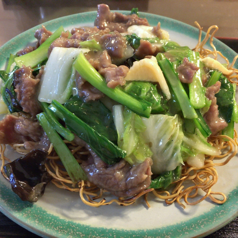 牛肉焼きソバ(桃林)