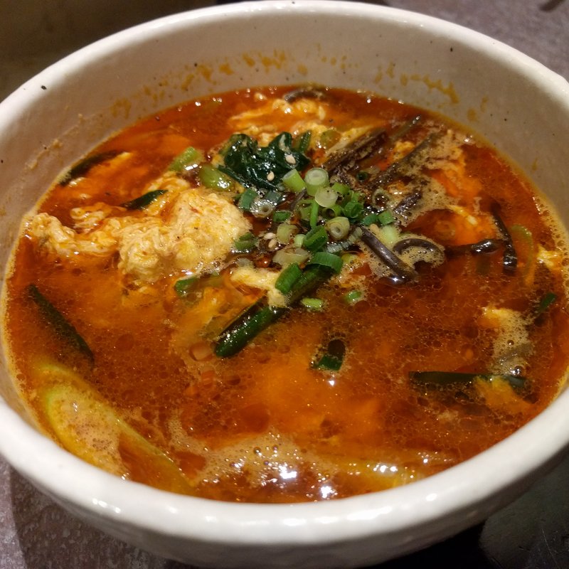 ユッケジャンクッパ(食彩和牛 しげ吉 （ショクサイワギュウシゲキチ）)