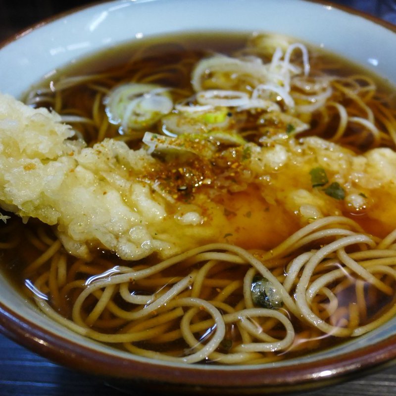 ちくわそば(そばうどん 文殊 浅草橋店)