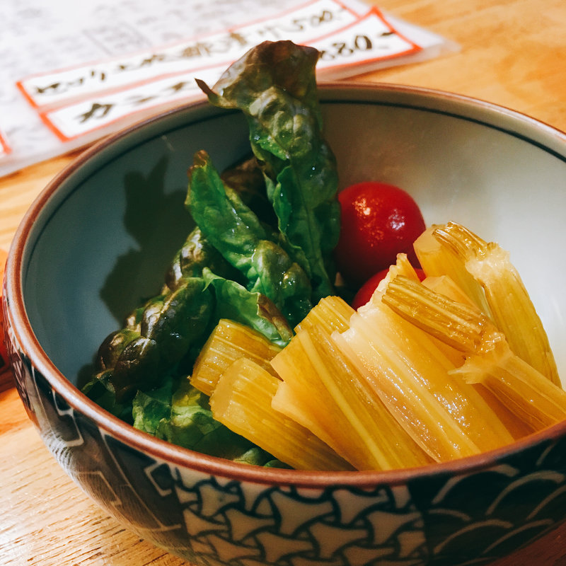 セロリの土佐漬け(川よし)