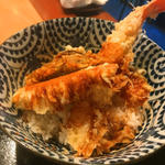 Aセット お蕎麦とミニ天丼(蕎麦石はら 学芸大学店)