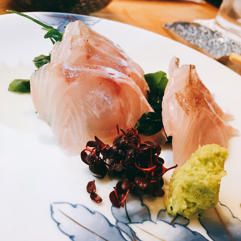 魴鮄の刺身(川よし)