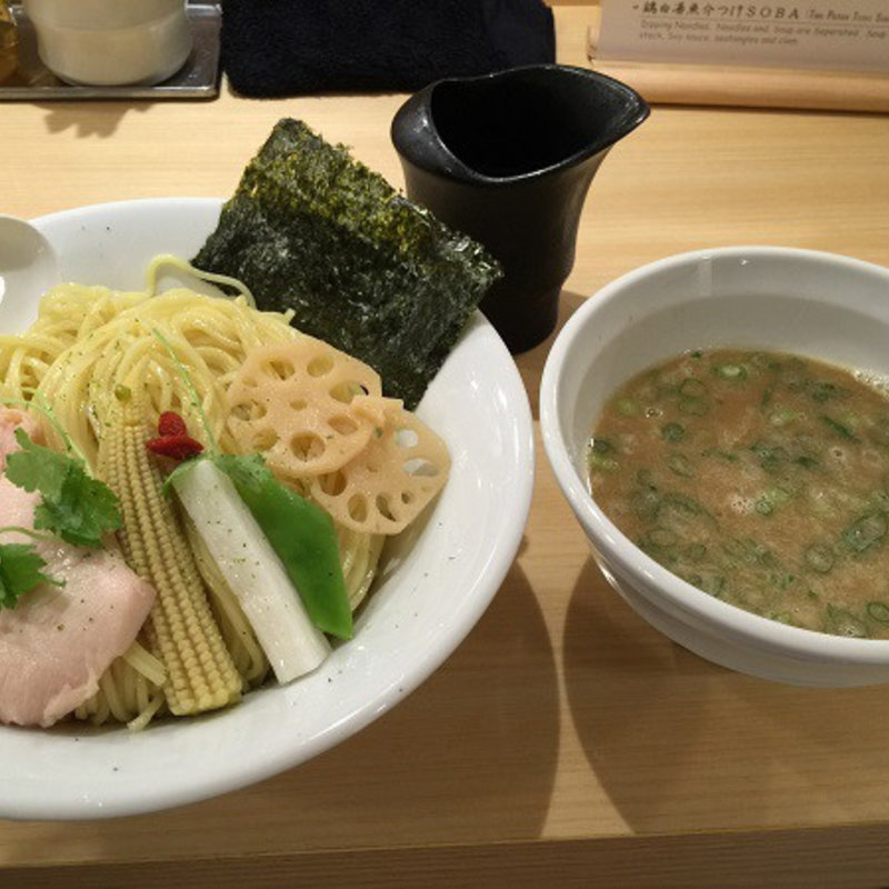 鶏白湯魚介つけSOBA 並・大