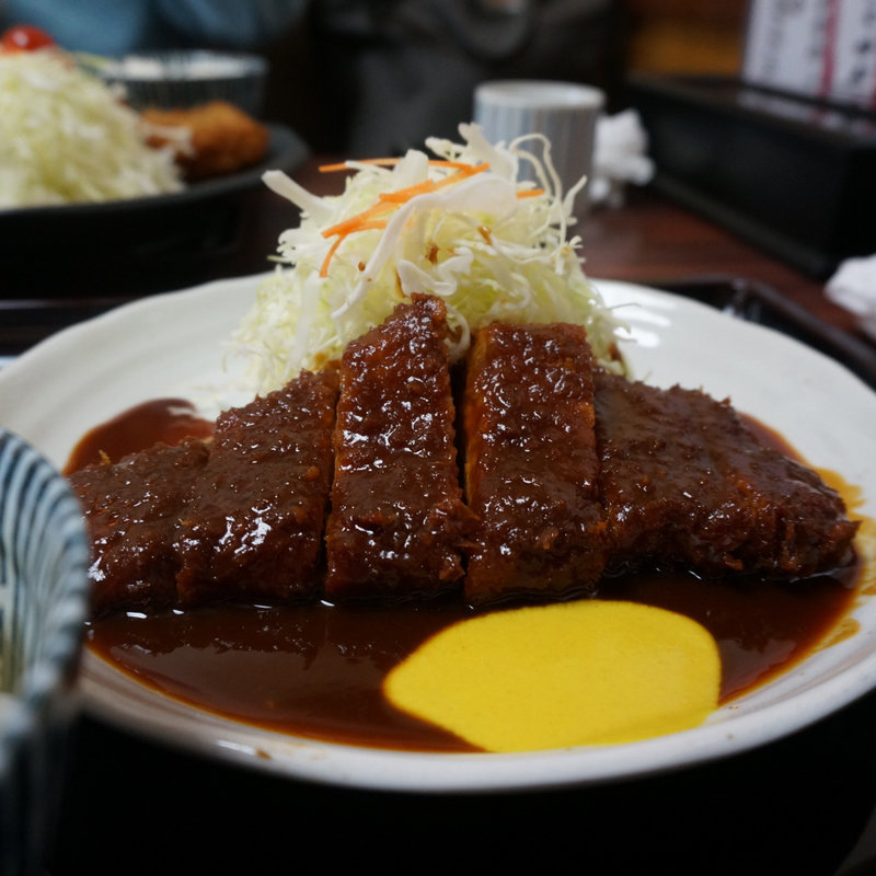 トンカツ定食(矢田かつ)