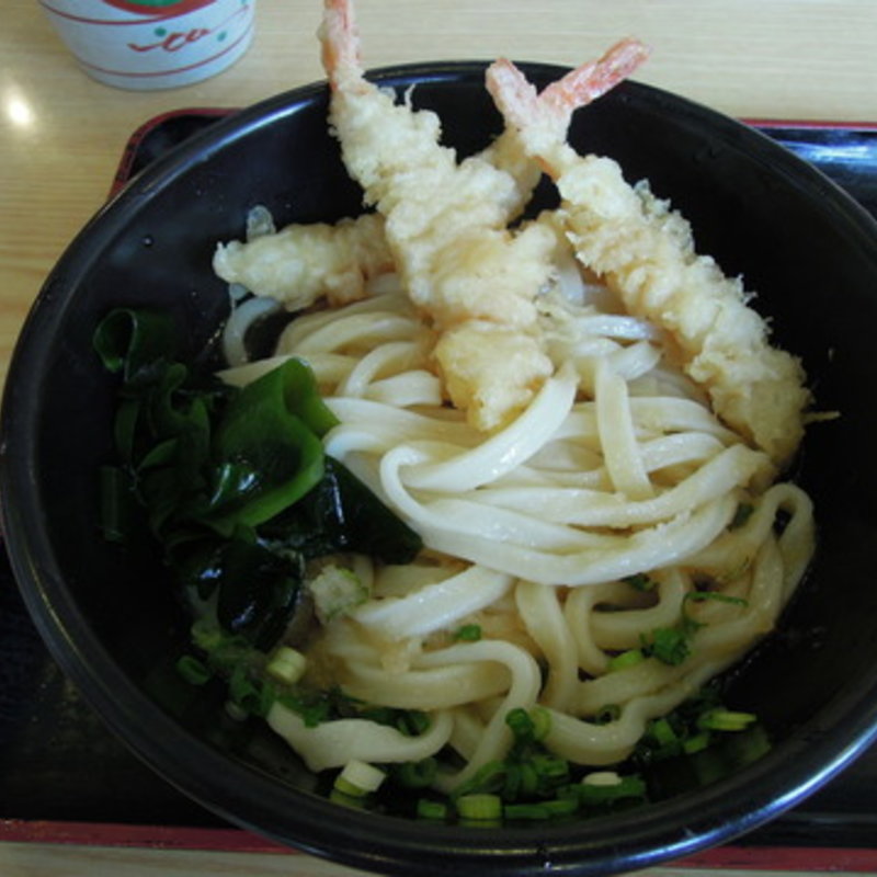 海鮮天ぶらぶっかけ(手打ちうどん つづみ)
